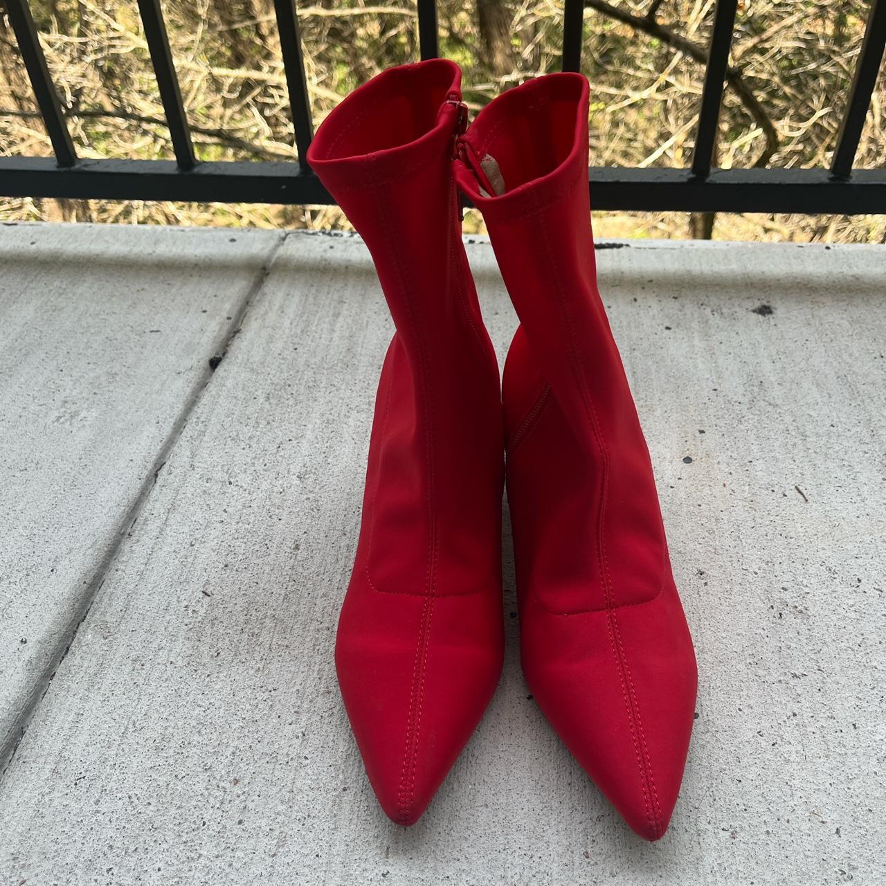 Missguided 2024 red boots