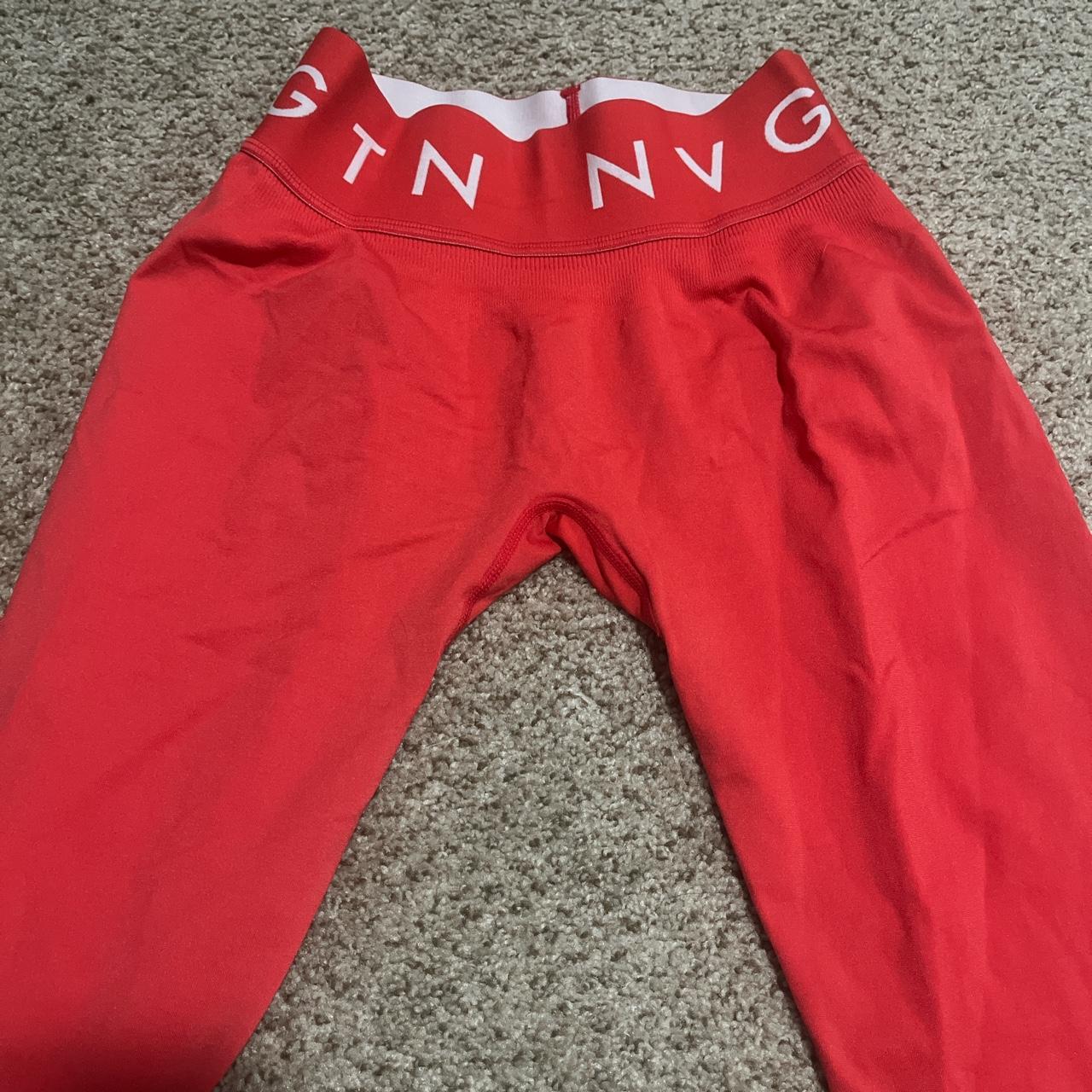 red NVGTN leggings perfect condition, never - Depop