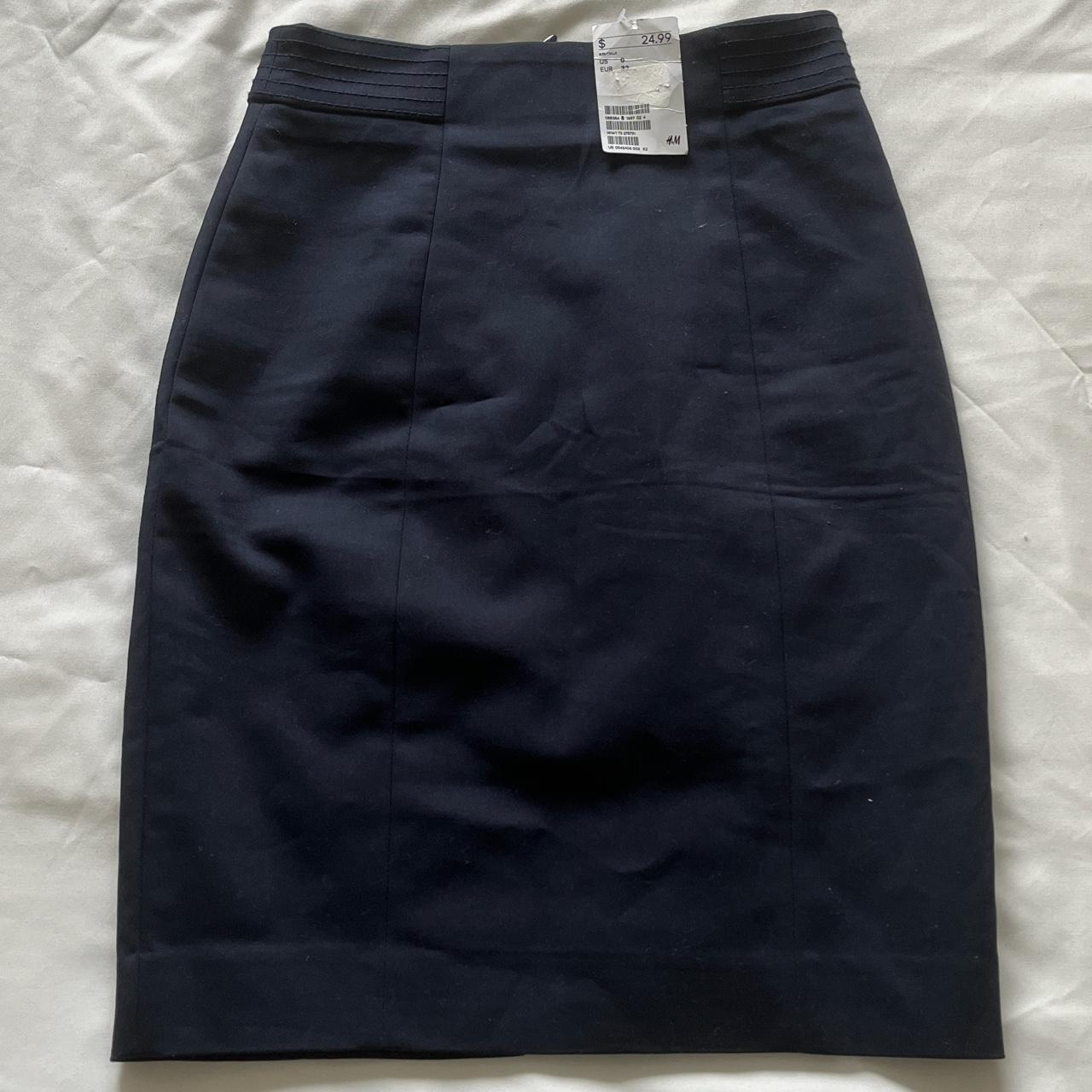 Navy pencil skirt h&m hotsell