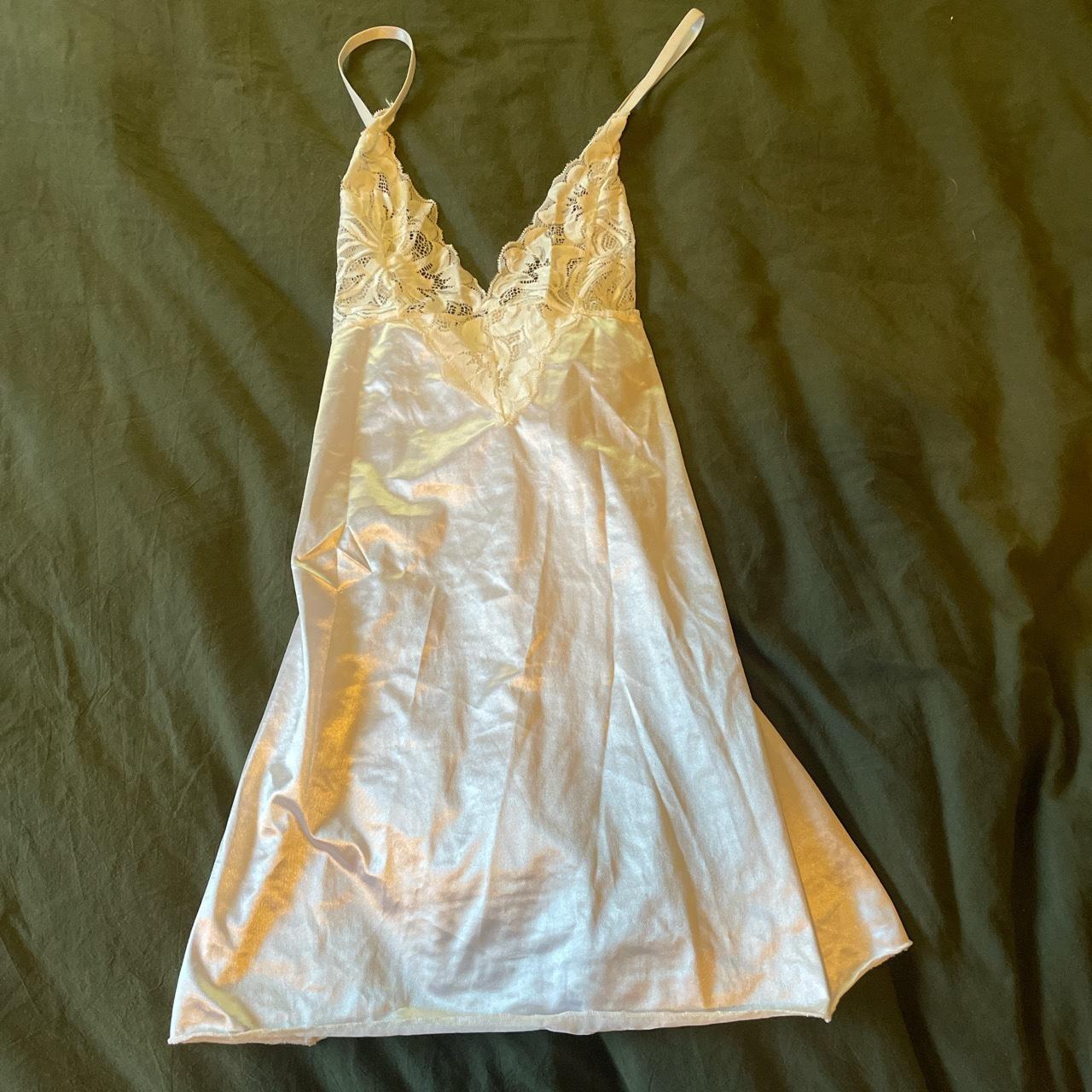 white slip dress Size small Depop