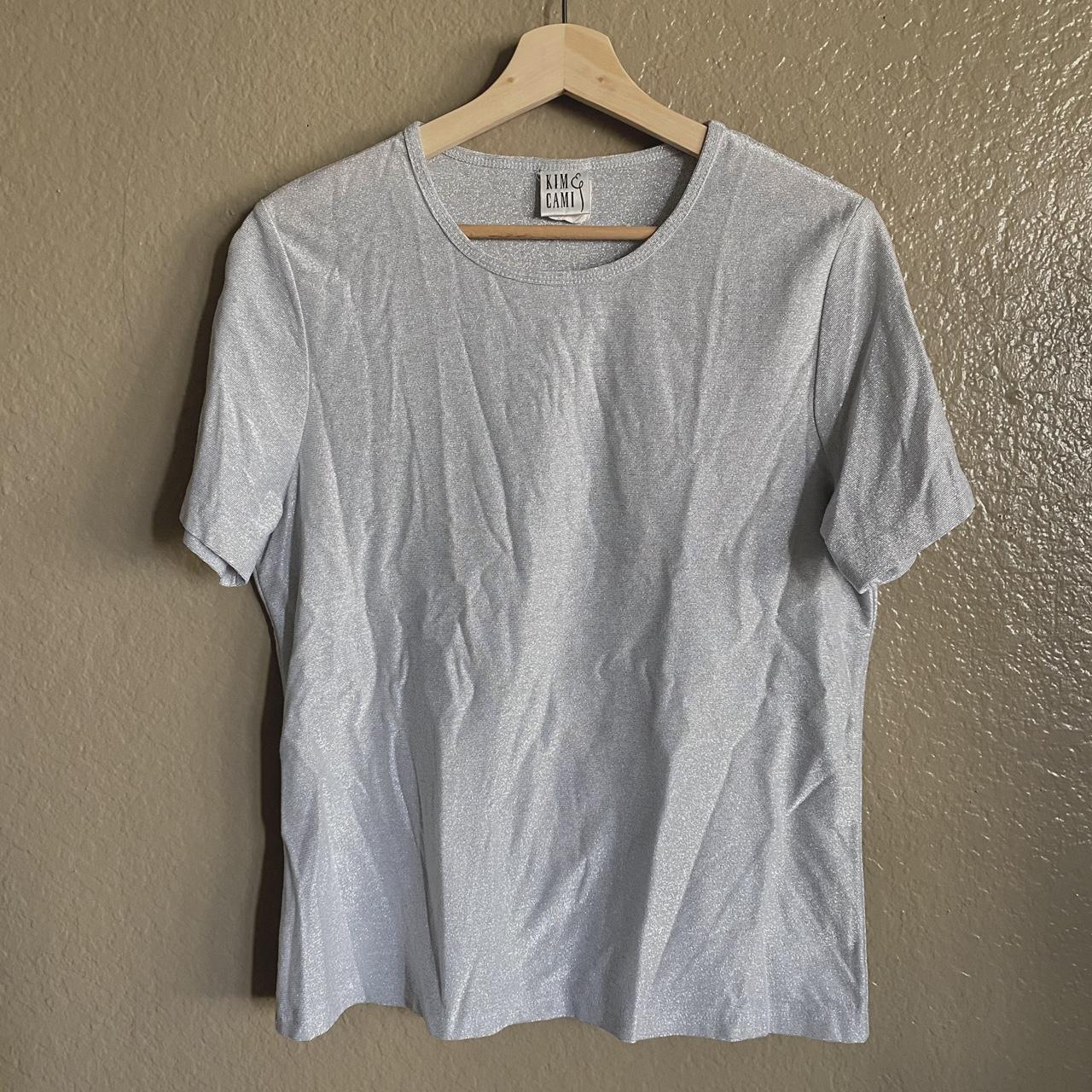 Women's Silver Shirt | Depop