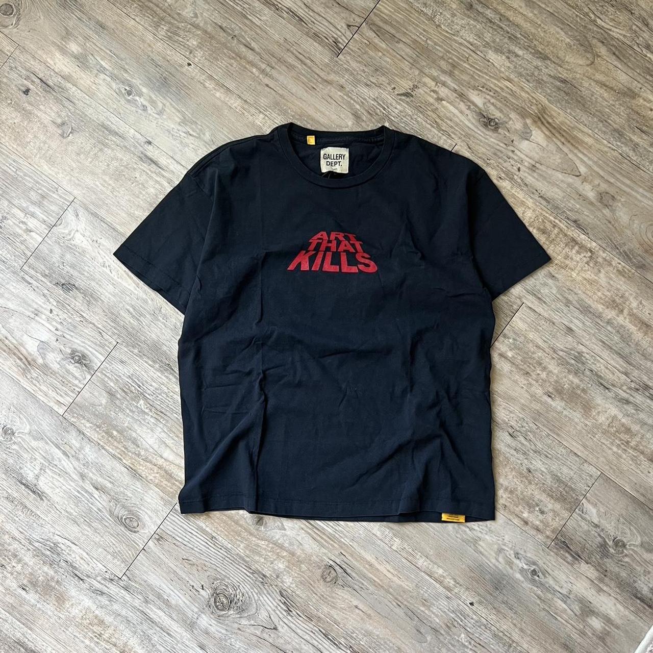 Gallery Dept ATK Stack Logo Tee Black Brand new | Depop