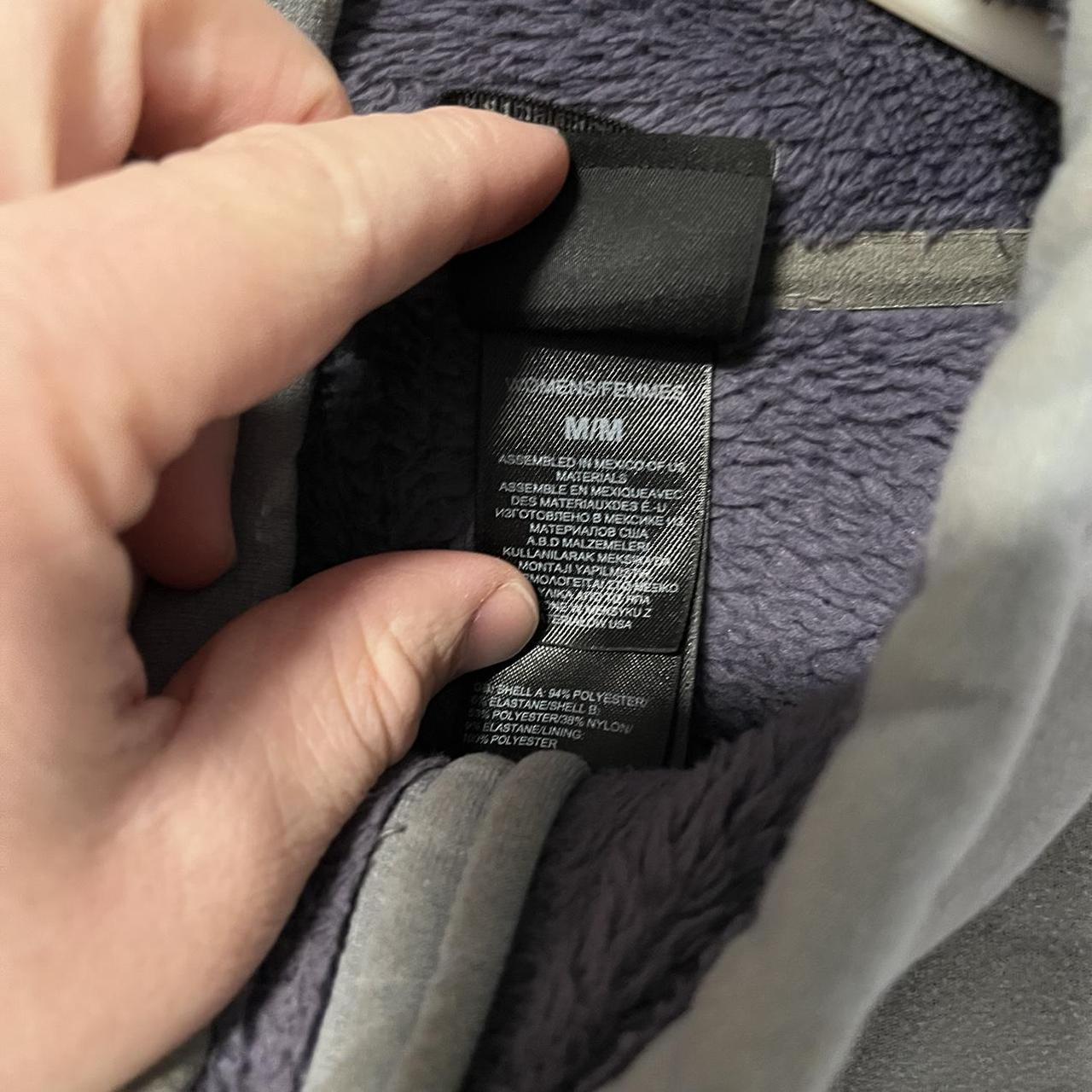 The North Face fleece jacket purple Womens size... Depop