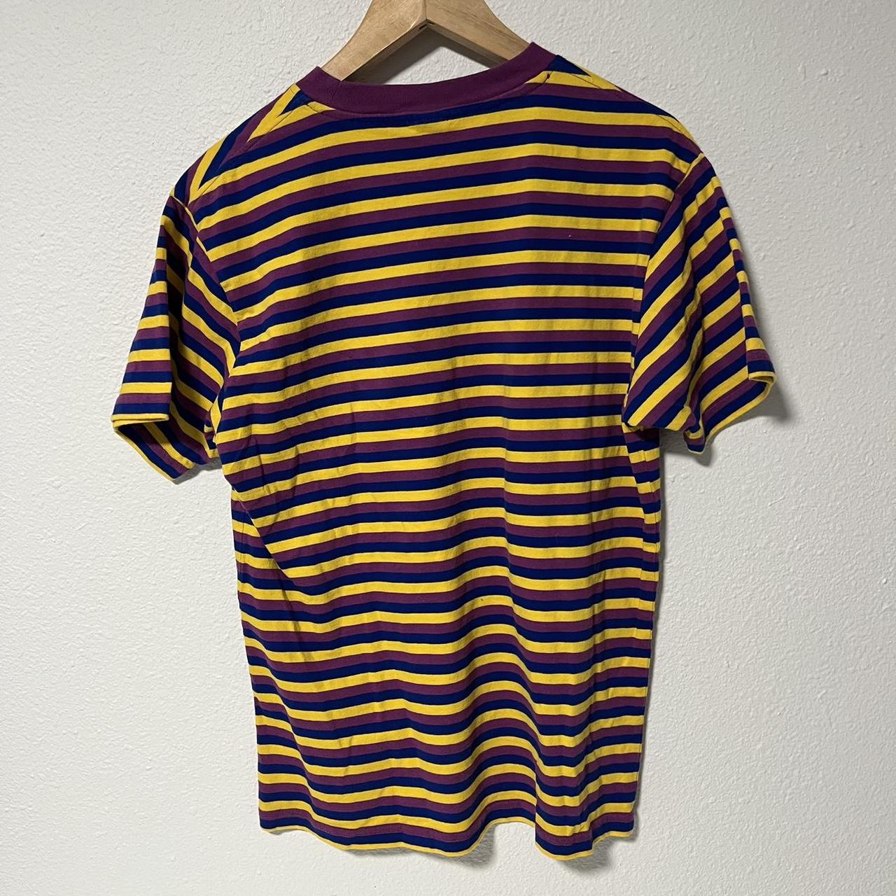 Odd Future Men's Yellow and Purple T-shirt | Depop