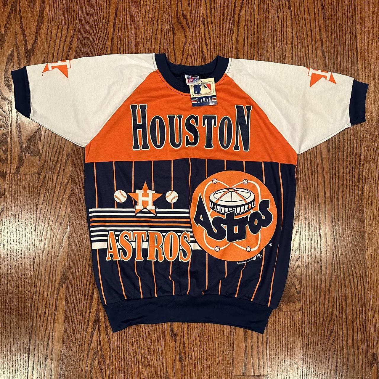 Mens Vintage Houston Astros Sweatshirt Size - Depop
