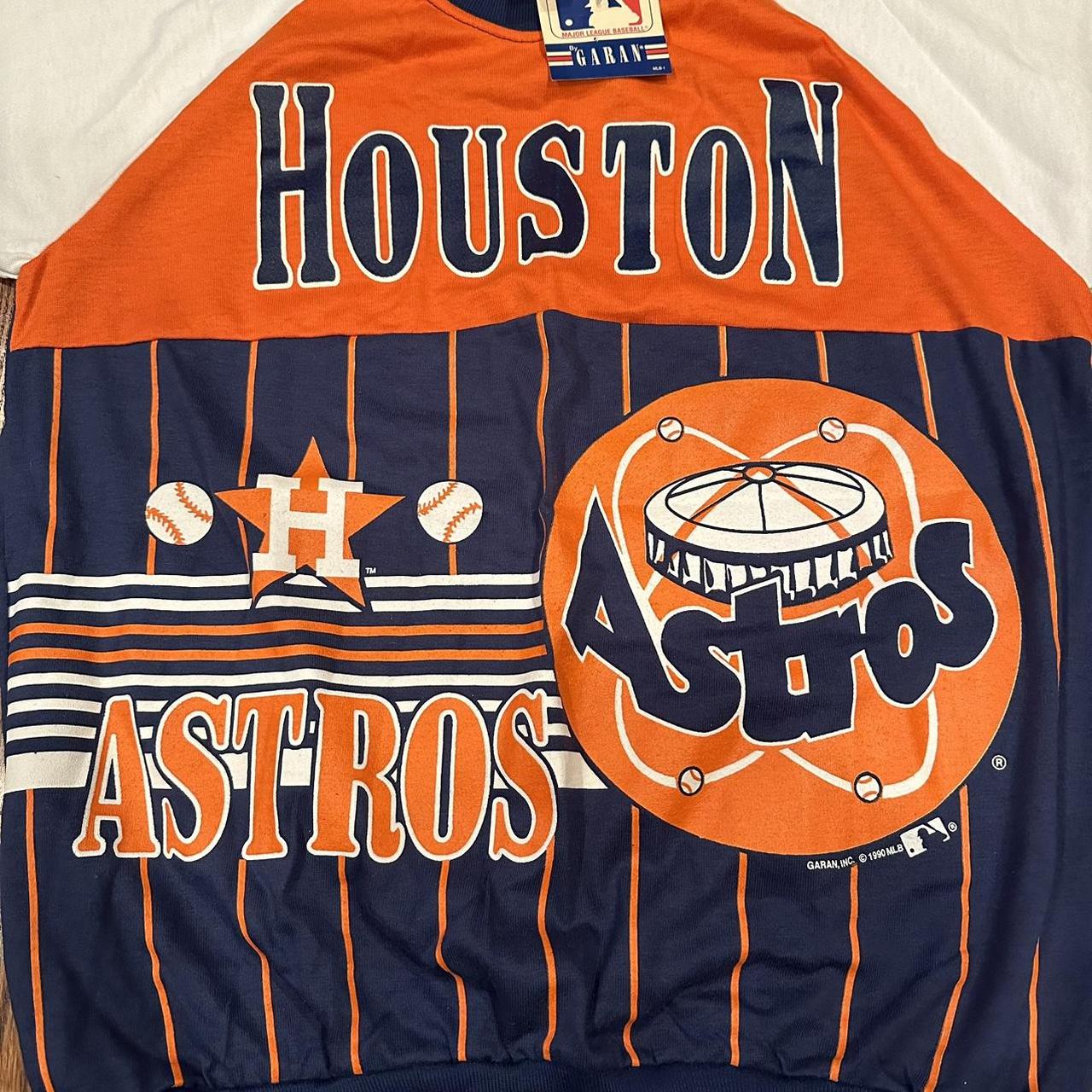 Vintage 1990 Deadstock NOS Garan MLB Houston Astros - Depop