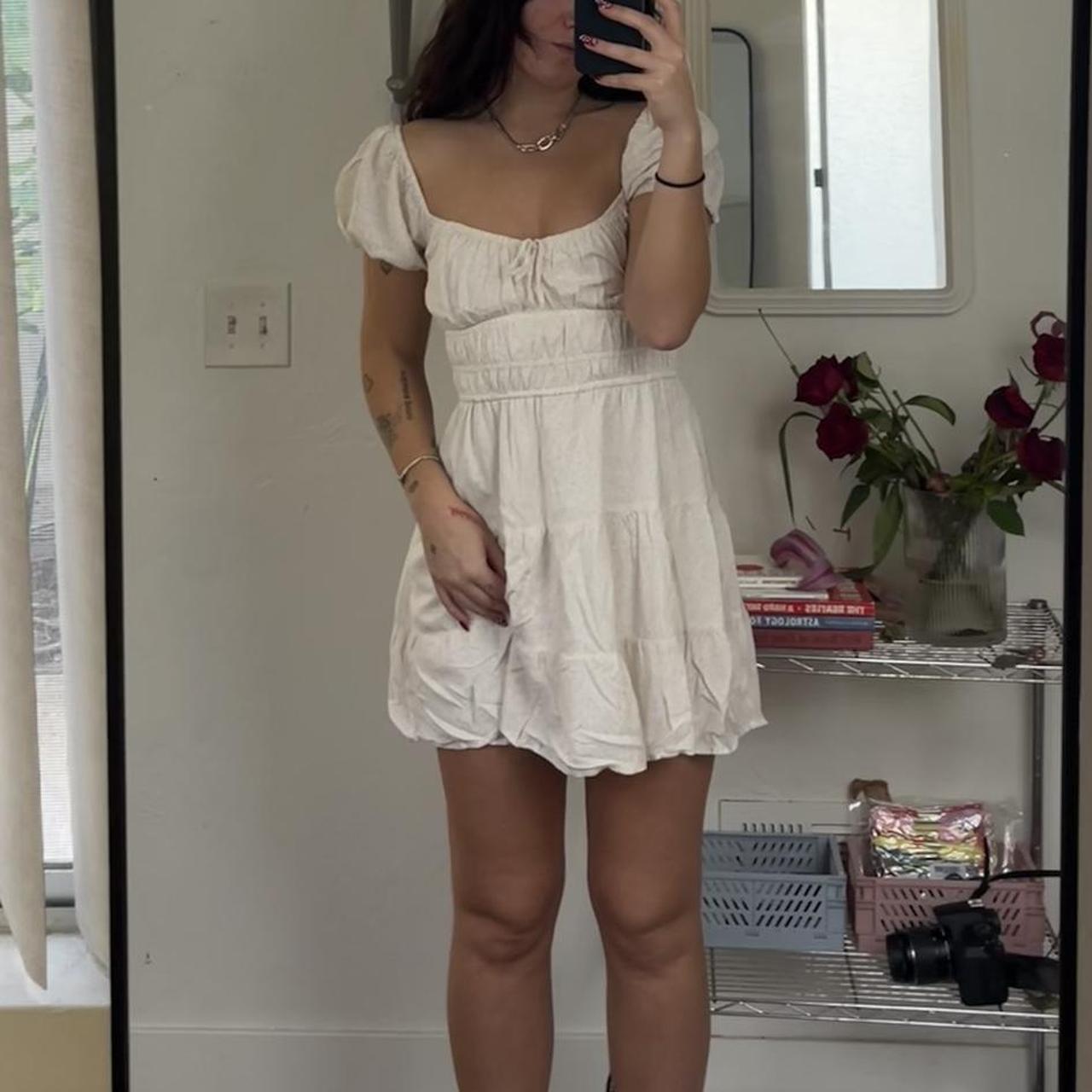 white coquette dress originally bought from... - Depop