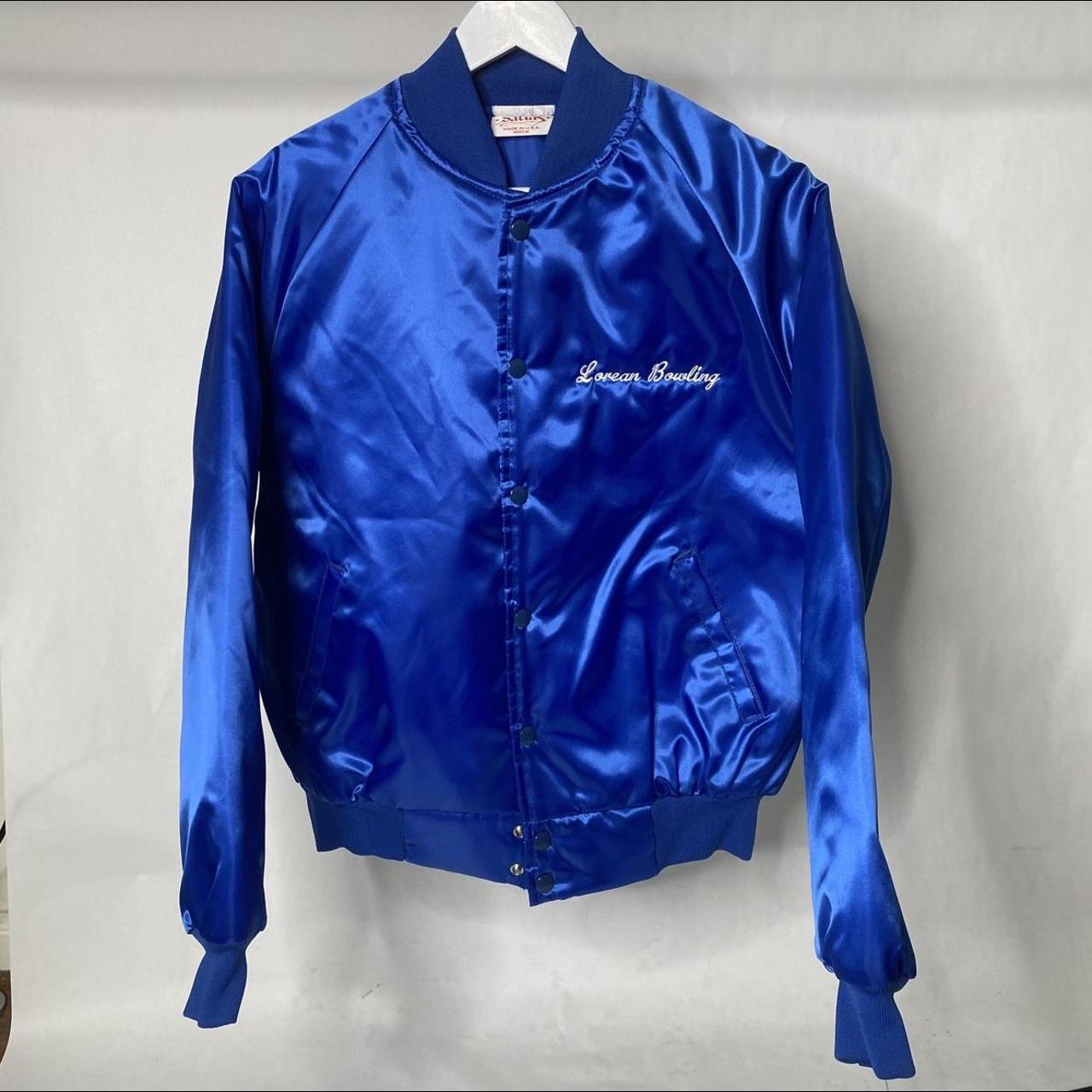 Satin sale bowling jacket