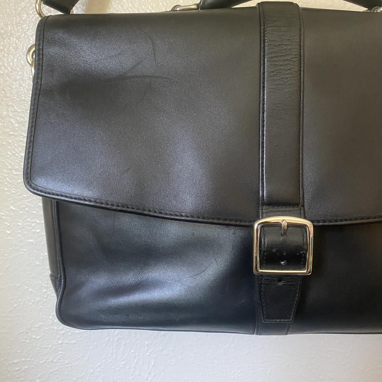 Coach leather lap top carrier/holder/case. Has been - Depop