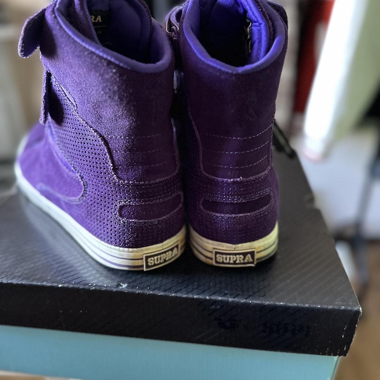Supra TK society- purple suede JUSTIN BEIBER Depop