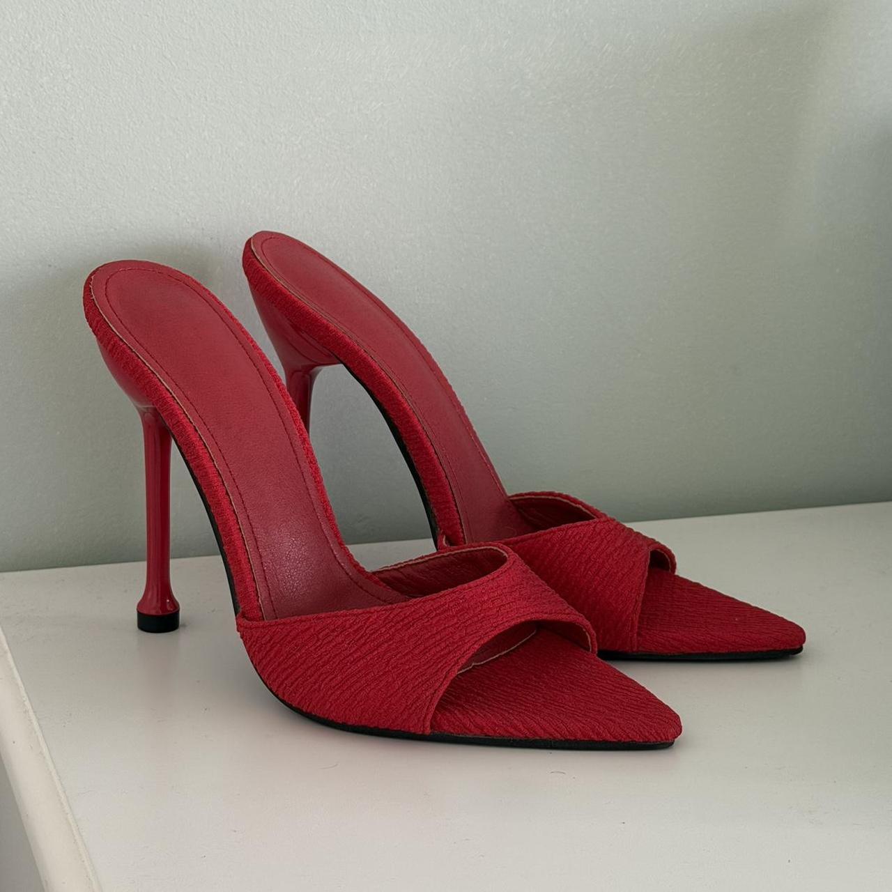 Source Unknown Women's Mules - Red - US 6 – scarl… - image 2