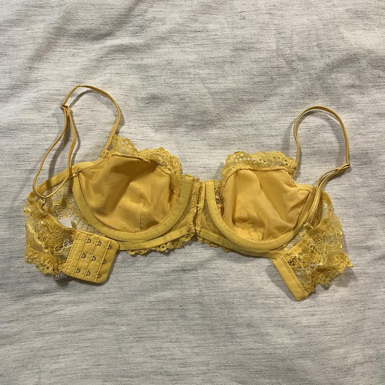 Urban Outfitters Women's Yellow Panties | Depop