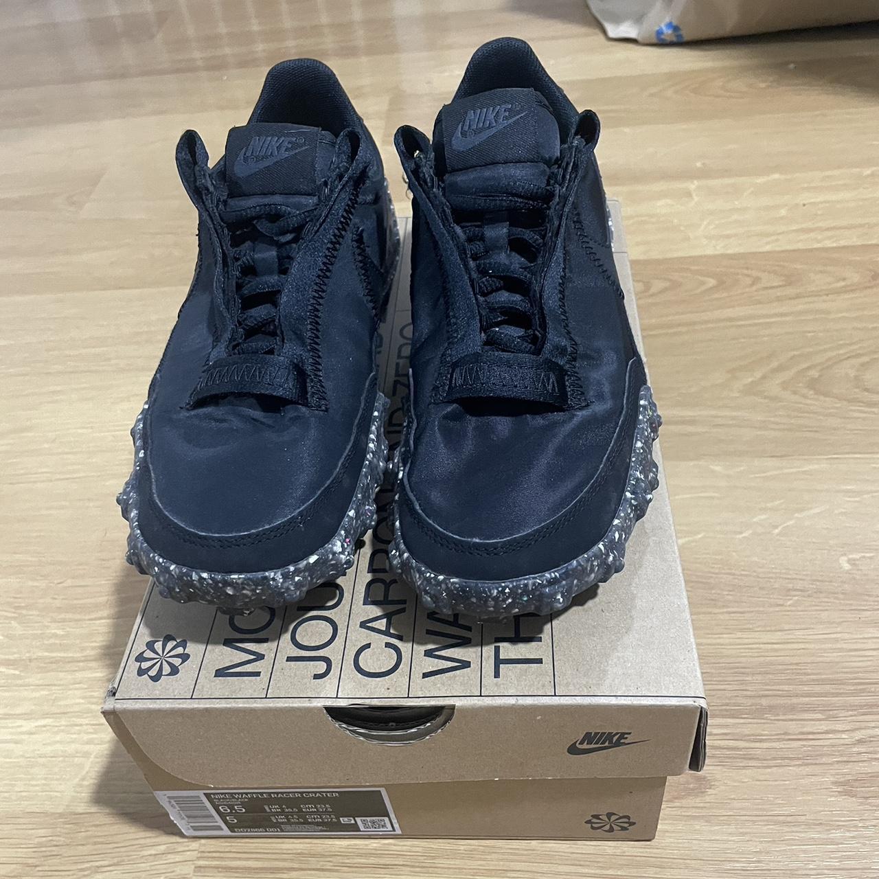 Nike Waffle Racer Crater Black Excellent Depop