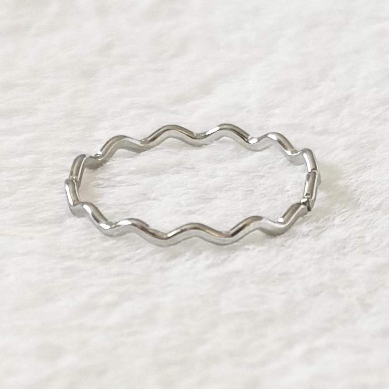 Women's Ring - Silver – Silver wave ring #wave #j… - image 1