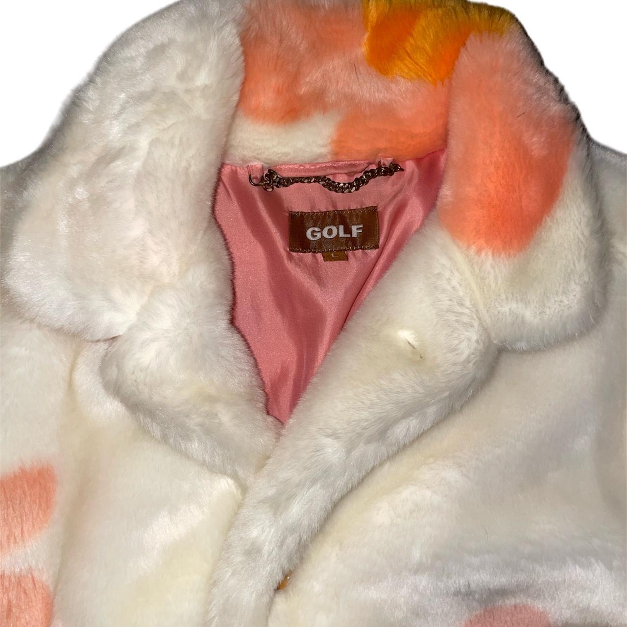 Golf Le Fleur faux fur coat,