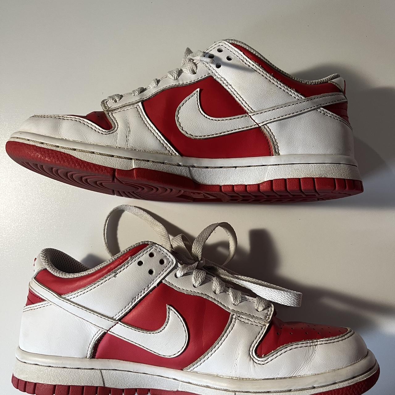 University red white low dunks 4.5 Youth #lowdunks... - Depop