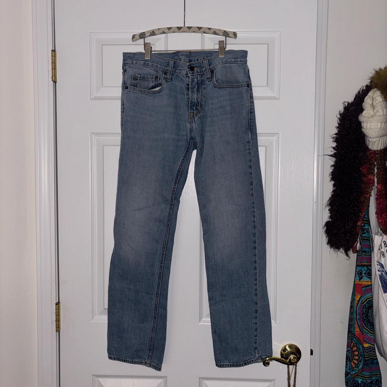 Old Navy Women's Jeans - Blue/Navy - 30 – Old Navy straight leg blue jeans #casual …