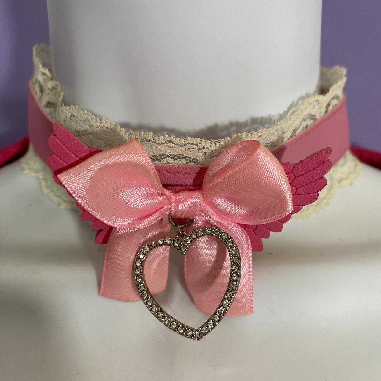 RIBBON BOW, WHITE LACE