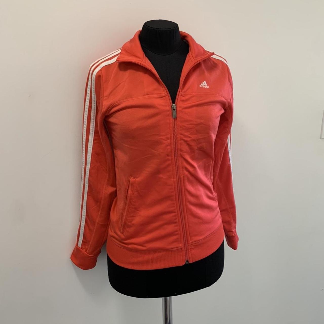 Adidas sst track hot sale jacket women's red