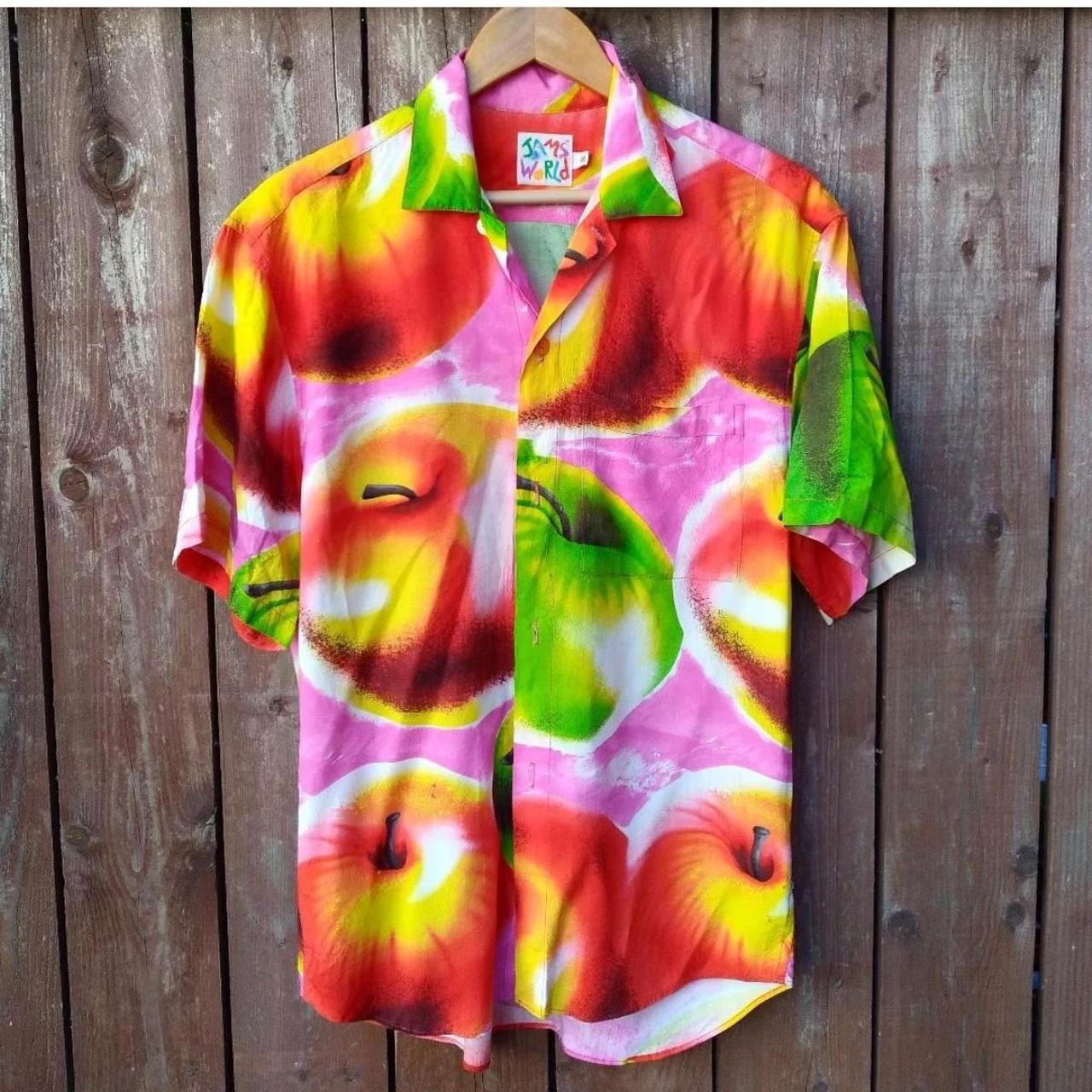 1990s vintage Jams world cotton button up Giant... Depop