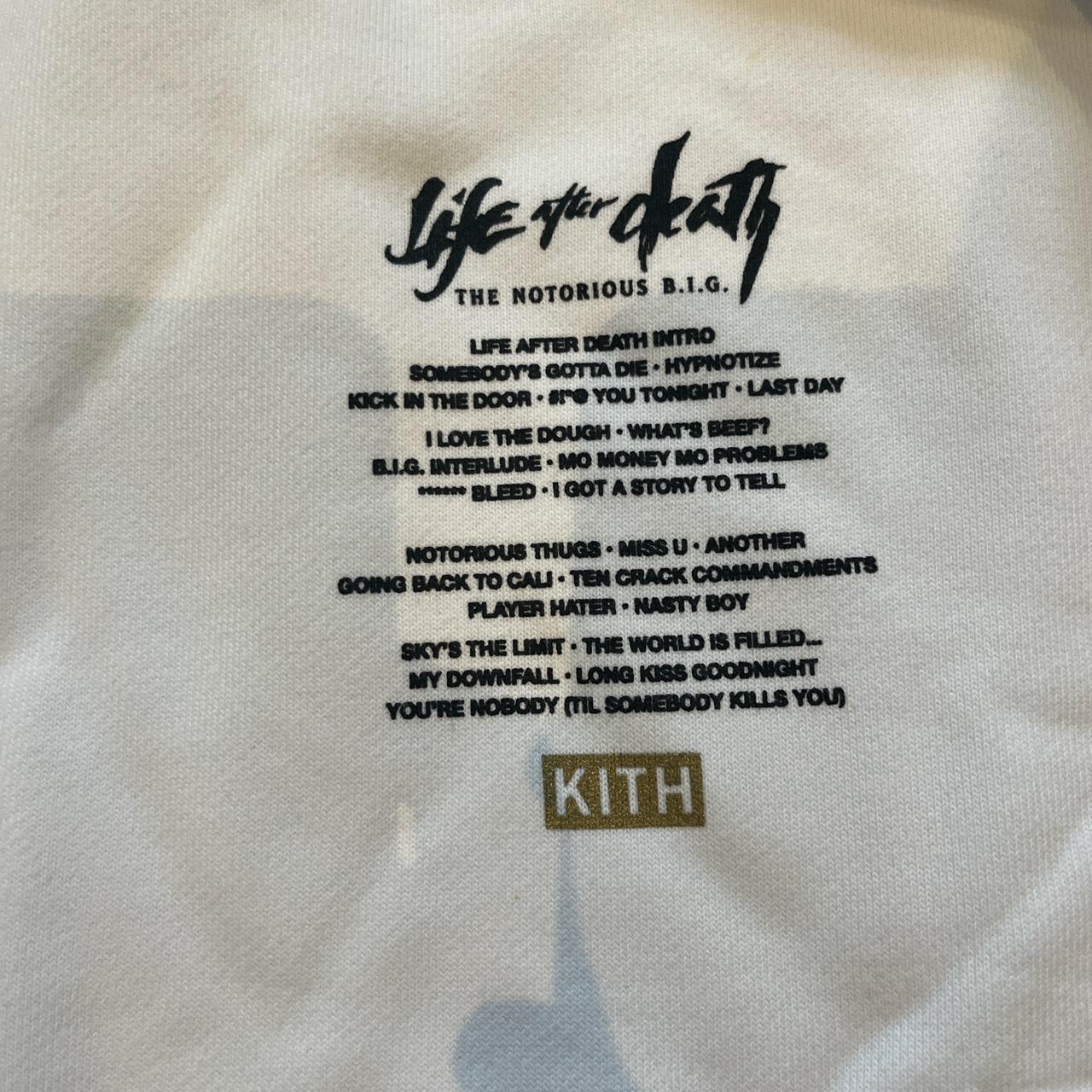 Kith x the notorious big life after death hoodie in... - Depop