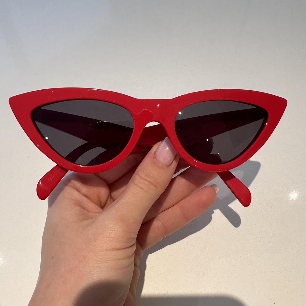 Celine on sale red sunglasses