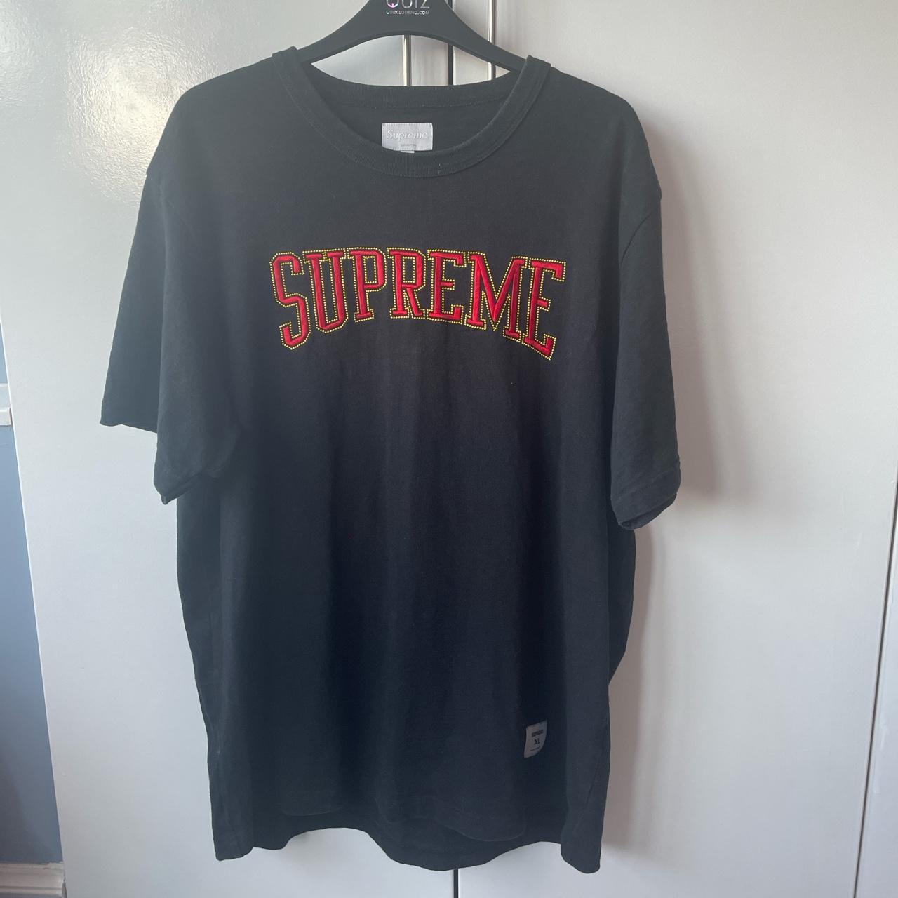 SUPREME FUCK THE WORLD TEE- RED MINT 10/10 - Depop