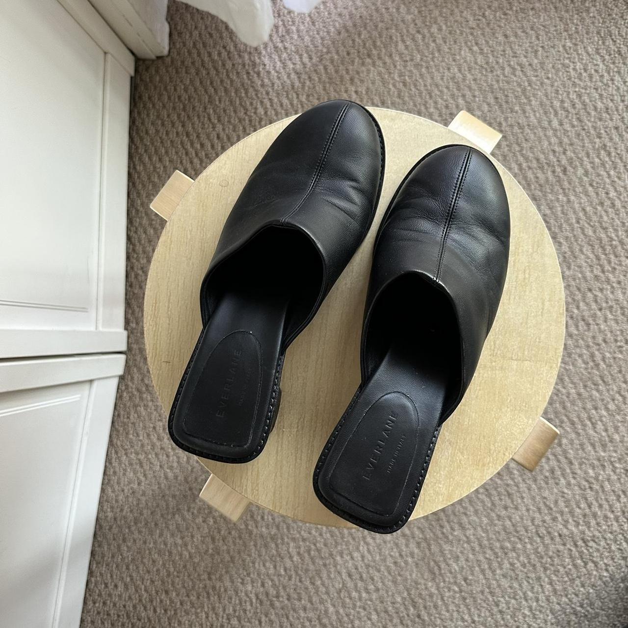 Everlane Women's Black Mules | Depop