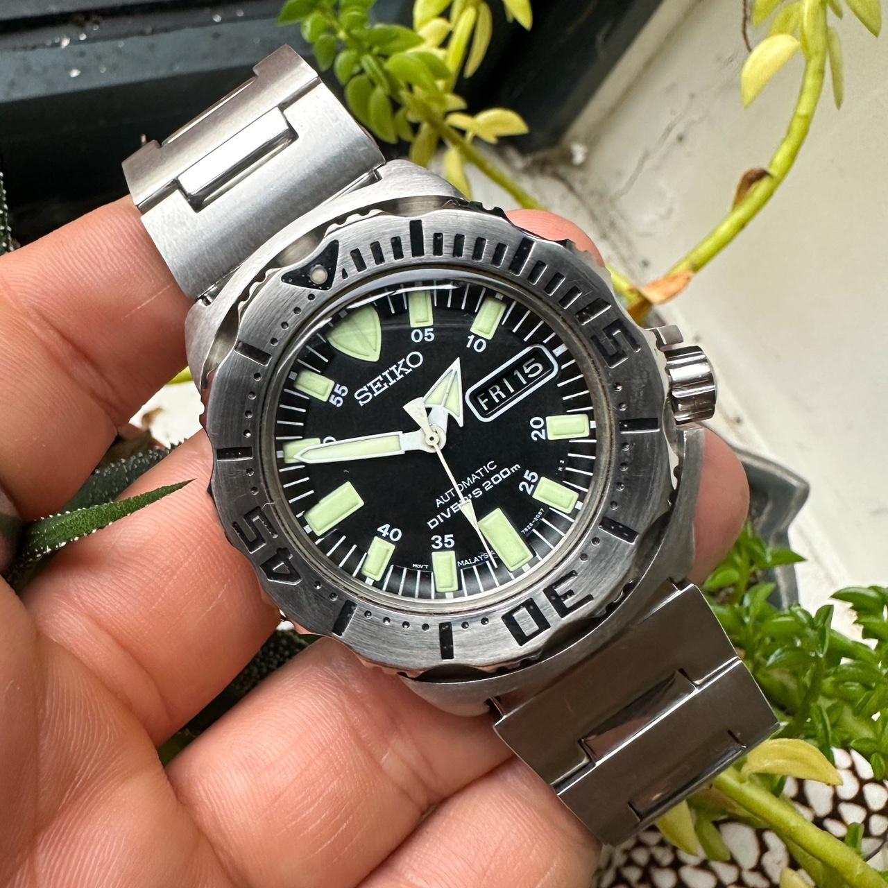 Seiko black monster clearance skx779