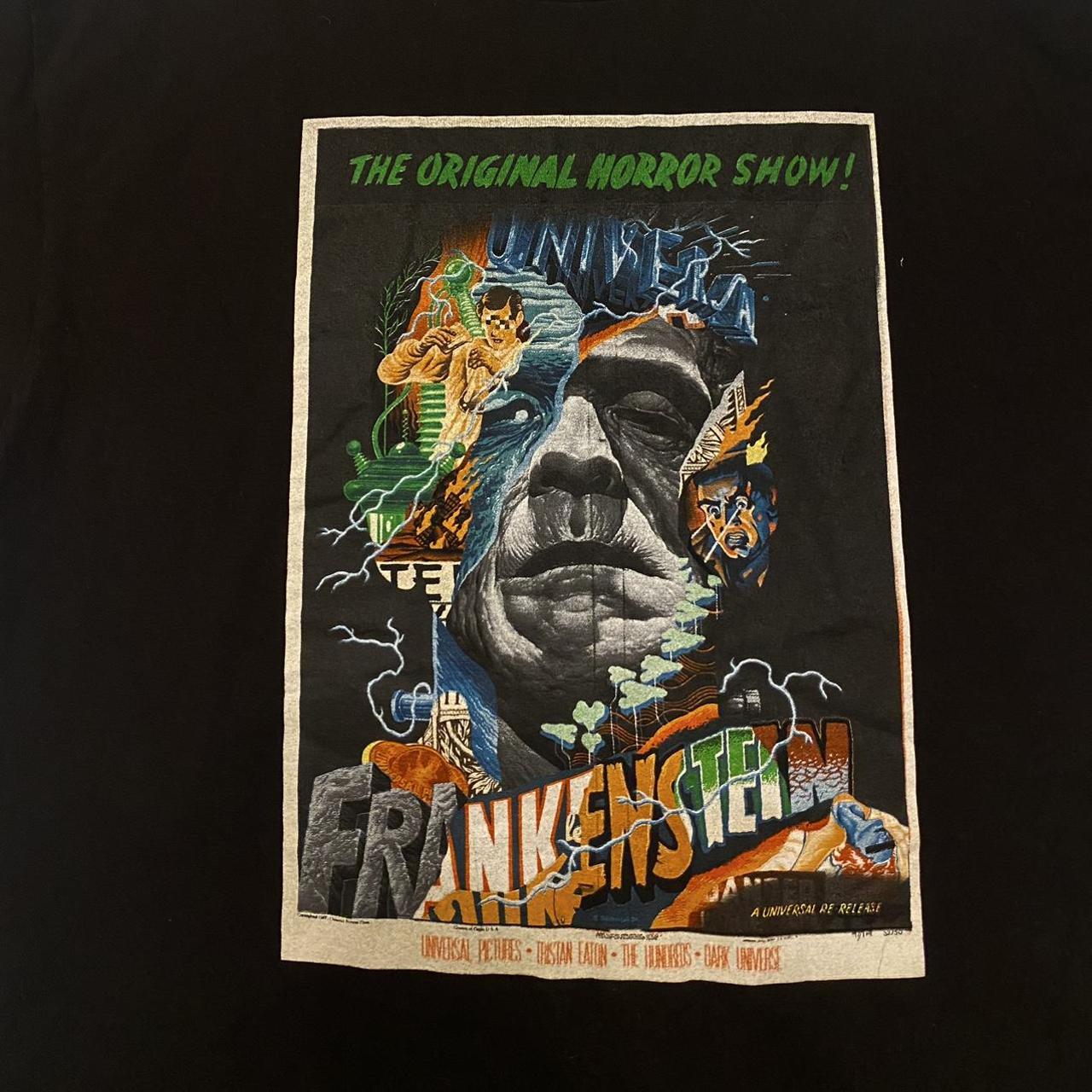 The Hundreds Men's Black and Green T-shirt (2)
