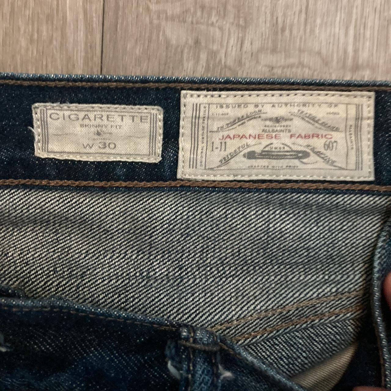 Allsaints Allsaints Spitalfields selvedge Japanese... - Depop