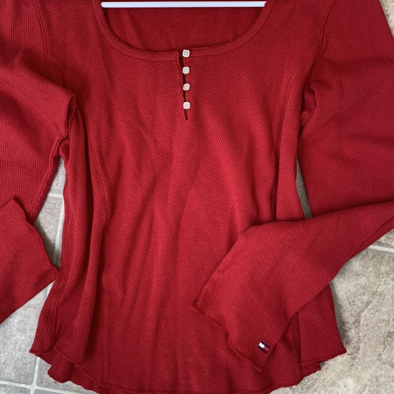 Tommy long sleeve Buttons can be undone Size... - Depop