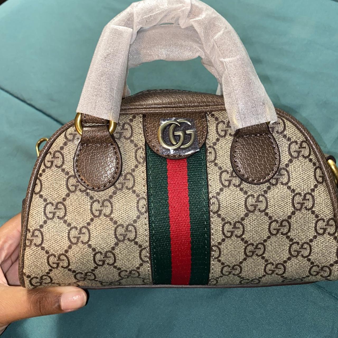 Gucci Red Leather Tote Bag Chain Handle ❌ PRICE - Depop