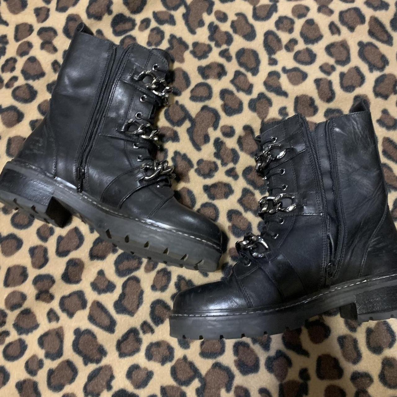 Kurt geiger military on sale boots