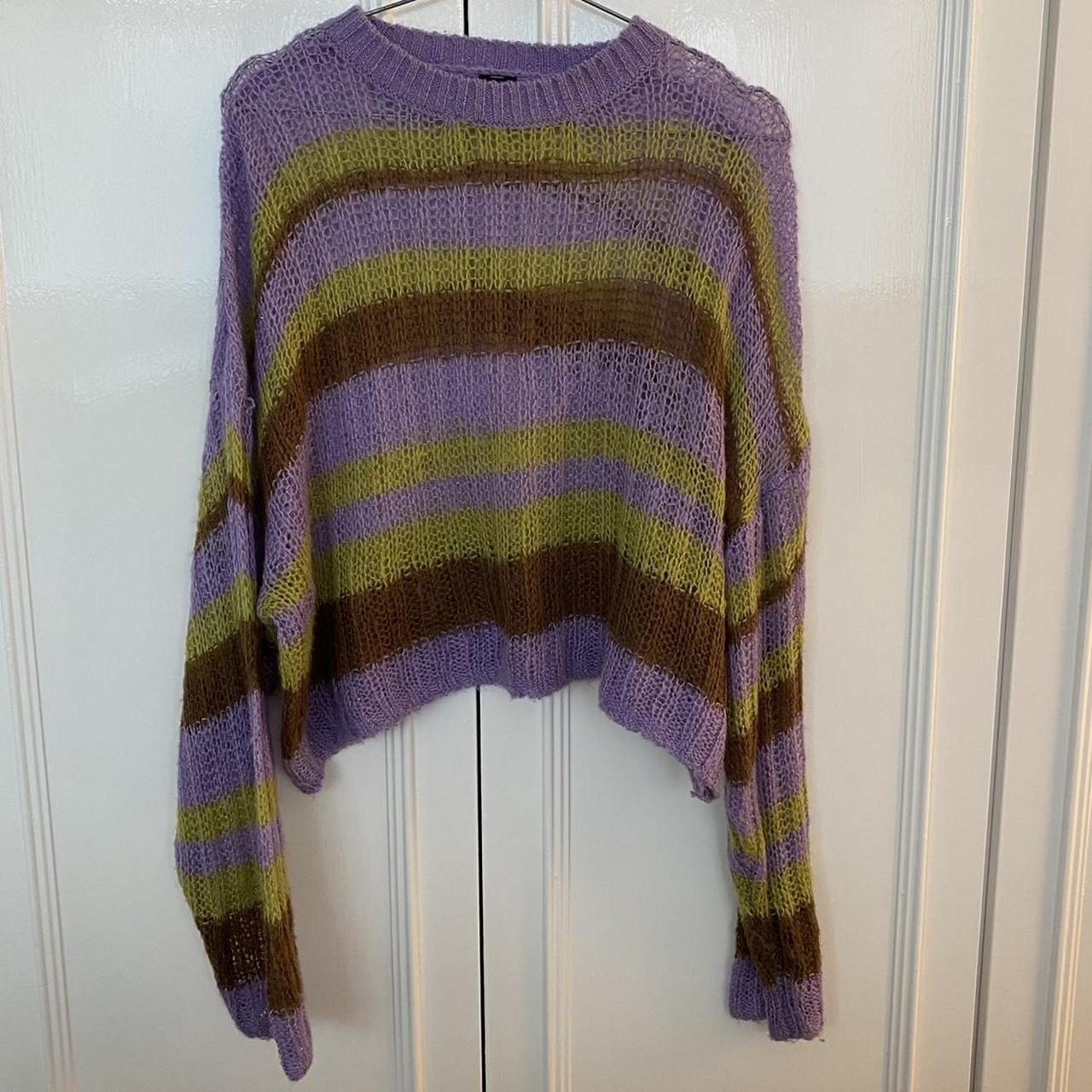 Urban Outfitters Crochet Knitted Jumper 🖤 Depop