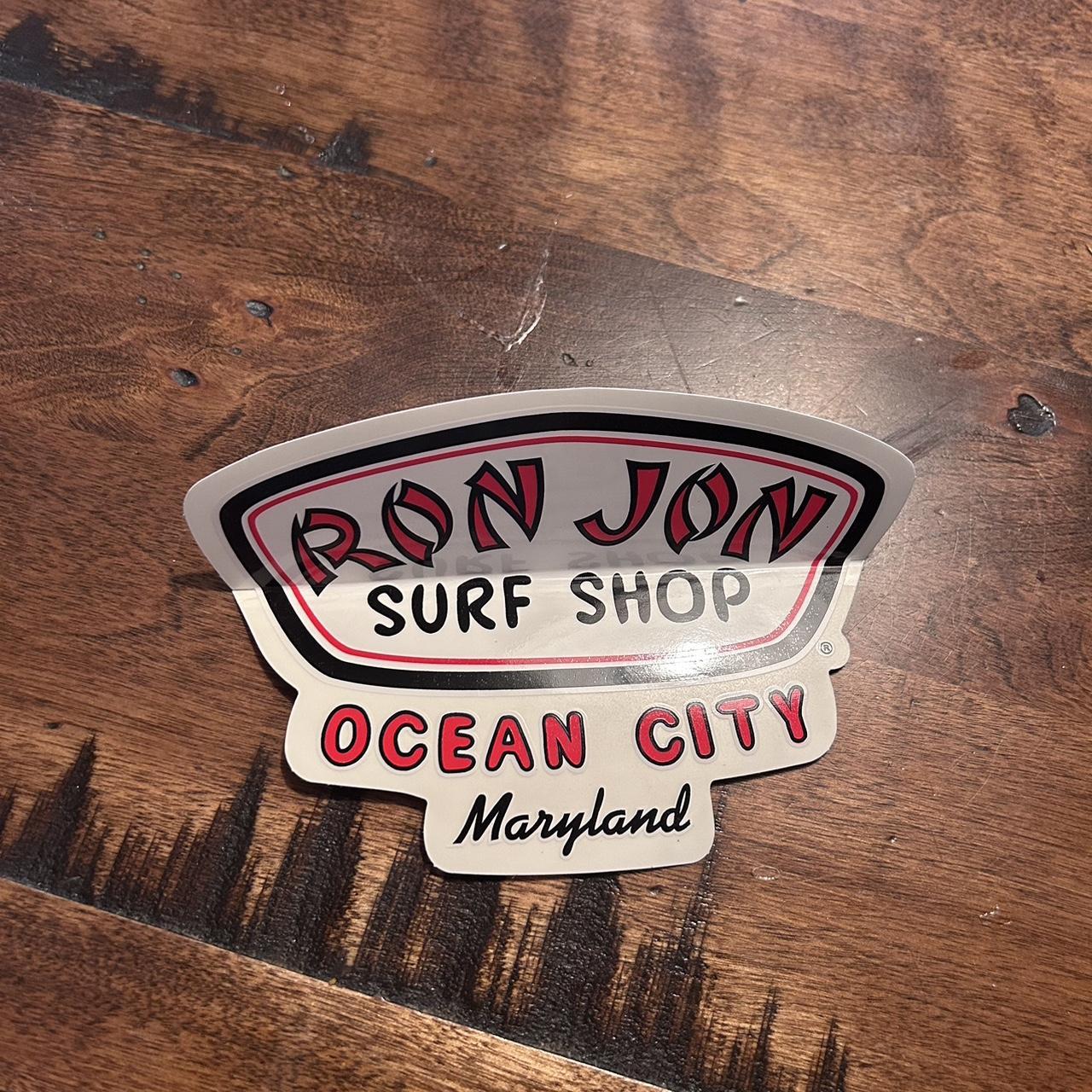 Ron Jon surf shop sticker Ocean City Maryland Brand new - Depop