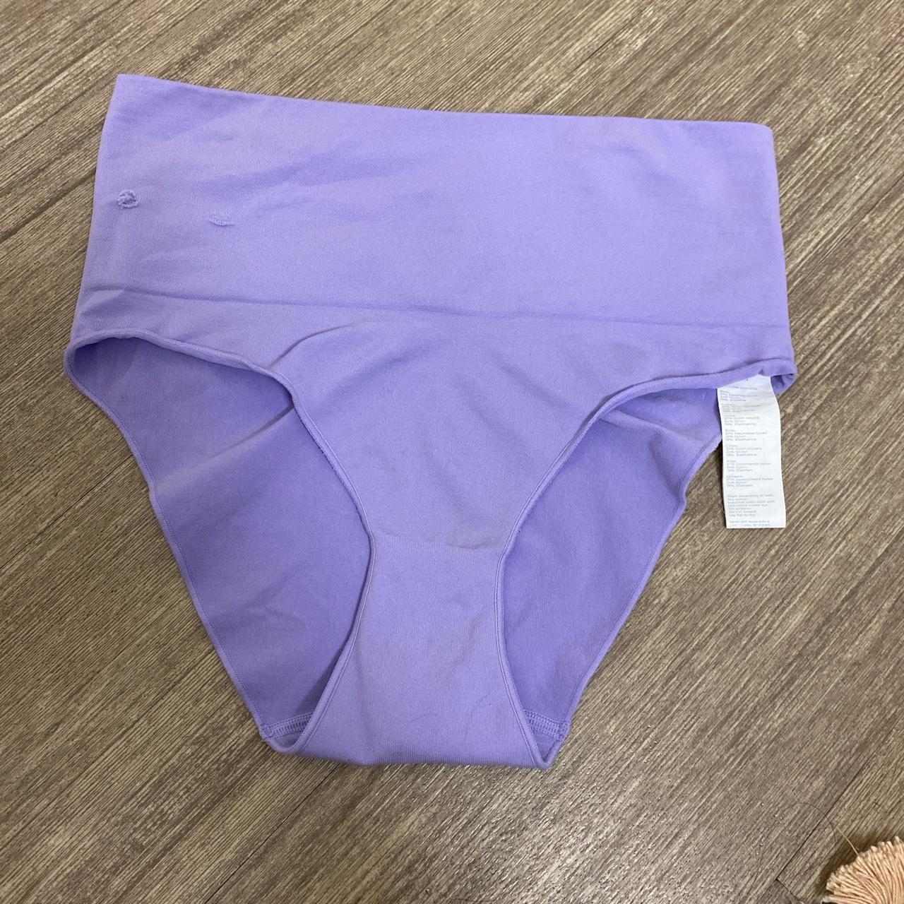 Purple Yitty high waist compression briefs in size - Depop