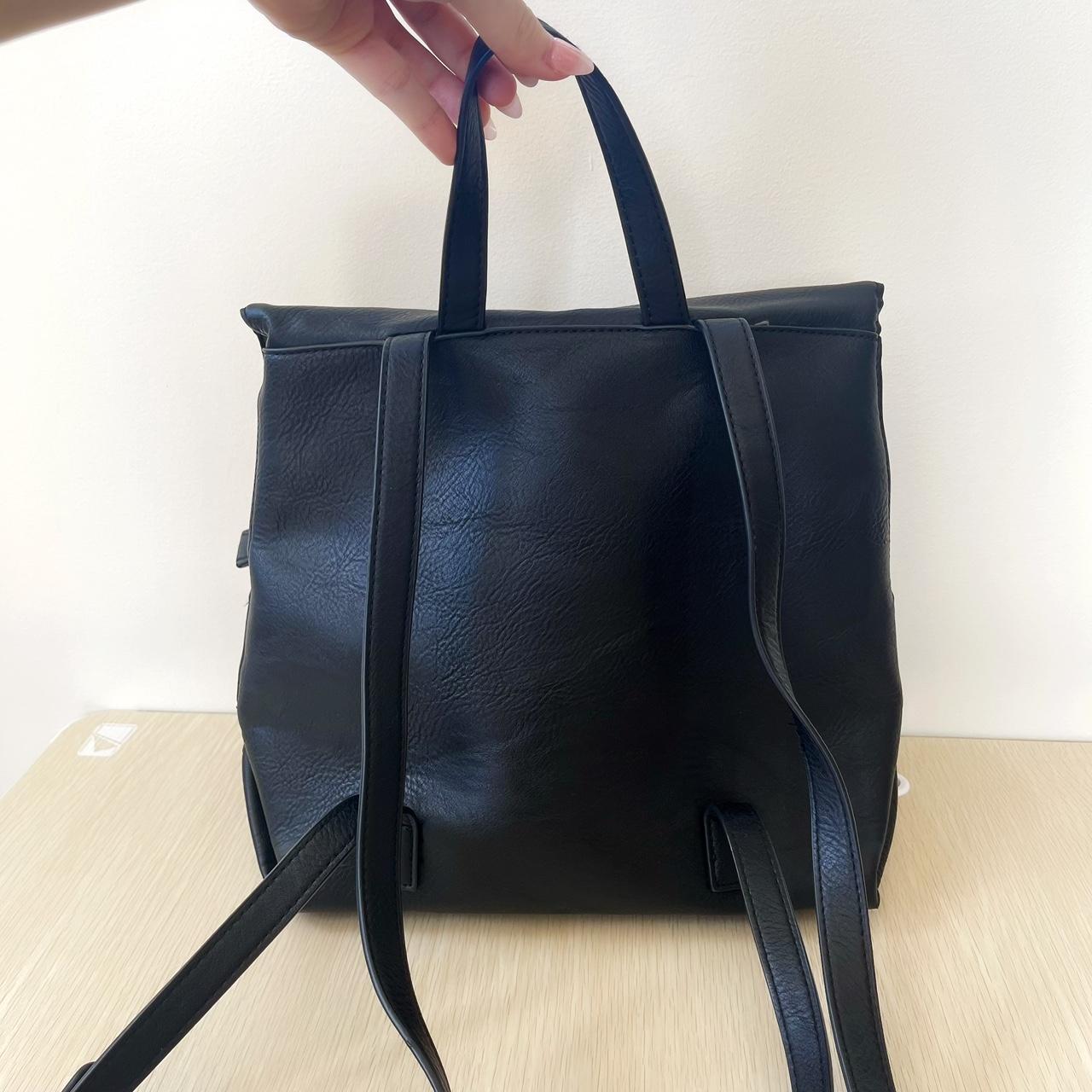 SPORTSGIRL Black leather backpack Only worn... Depop