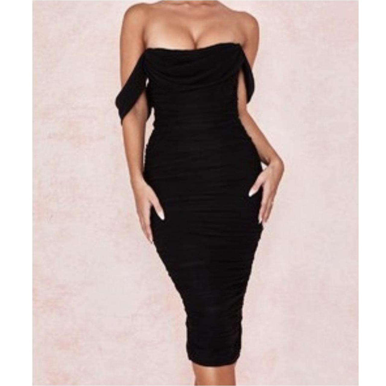 House of CB BLACK Carlotta dress XS, Black