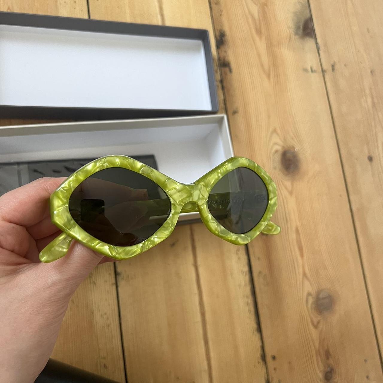 🕶️ Kiko Kostadinov Octavia Sunglasses – Moss | Depop