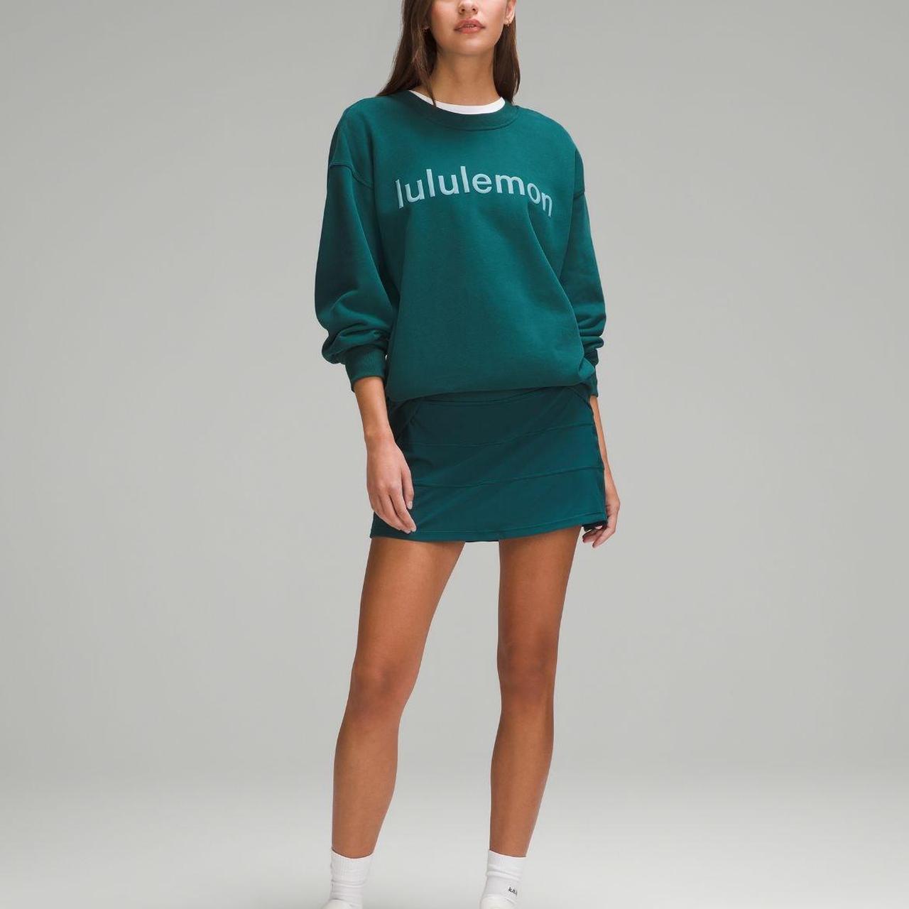 Lululemon green Crewneck sweatshirt woman's Sz 8 (jk30) - Depop