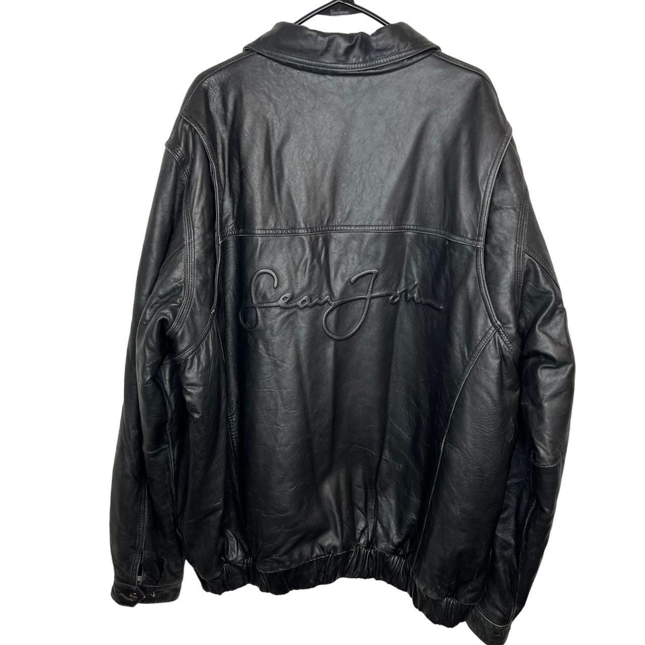 Sean John Leather Bomber Jacket Faux Leather Bomber Sean John