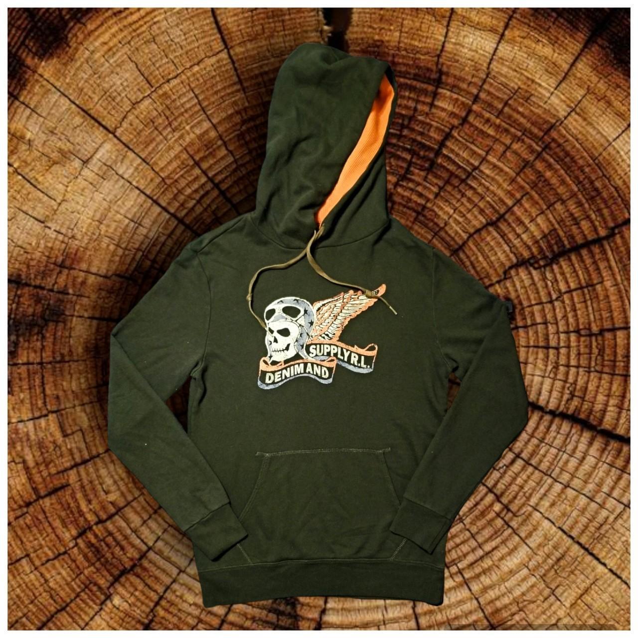 Polo skull hotsell and crossbones hoodie