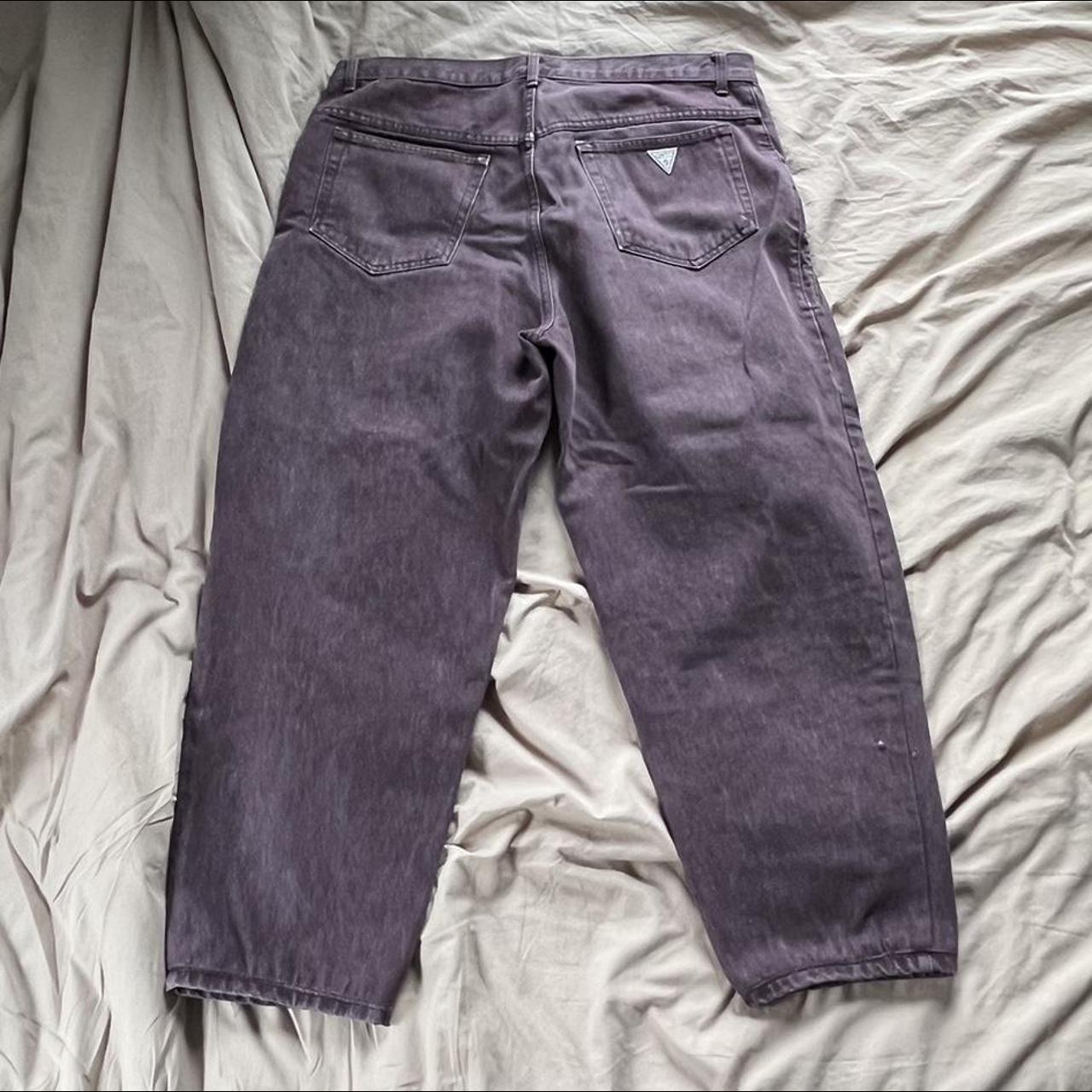 Guess Men's Purple Jeans Depop