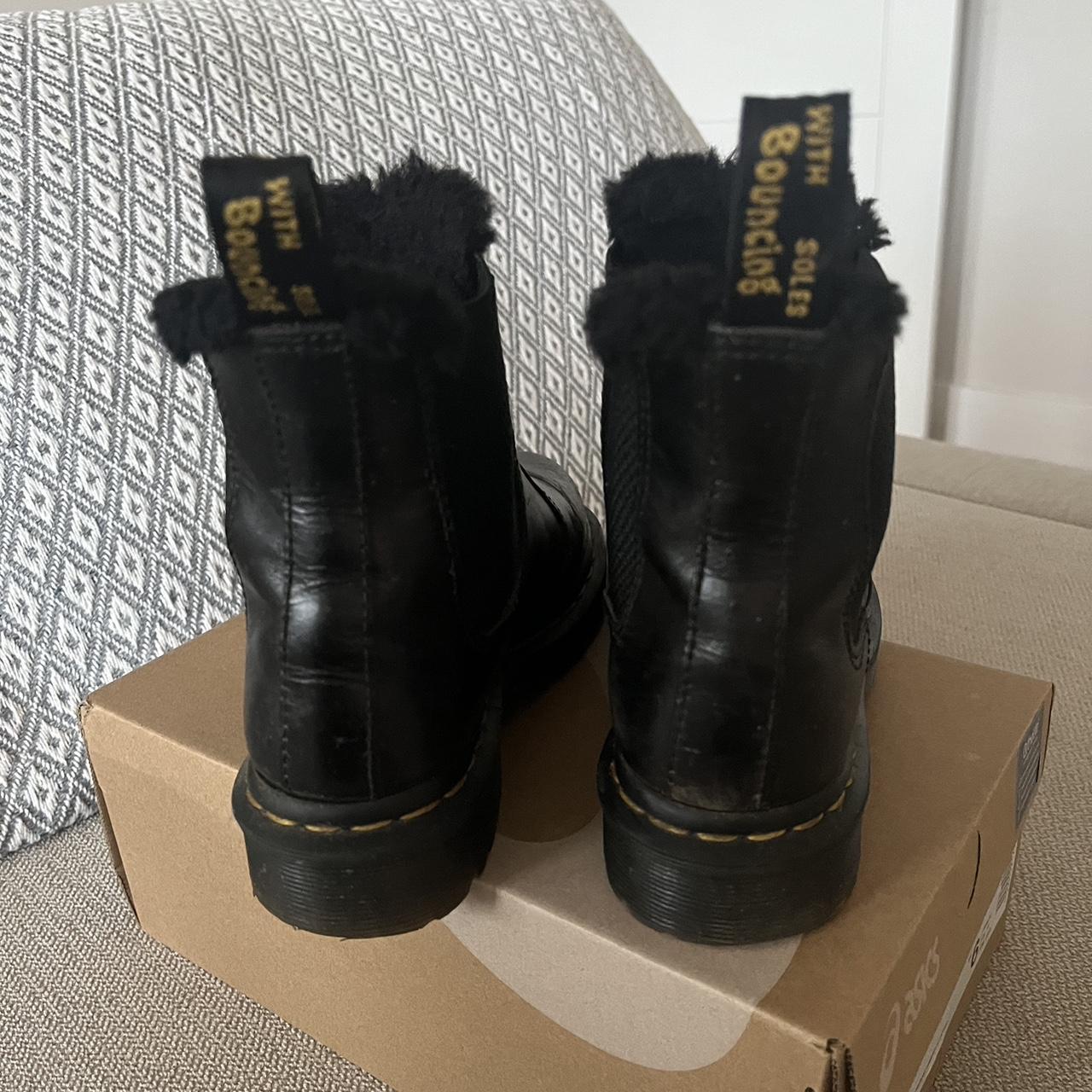 🌟Dr Martens Fluffy Chelsea Boots🌟 size 3 Depop