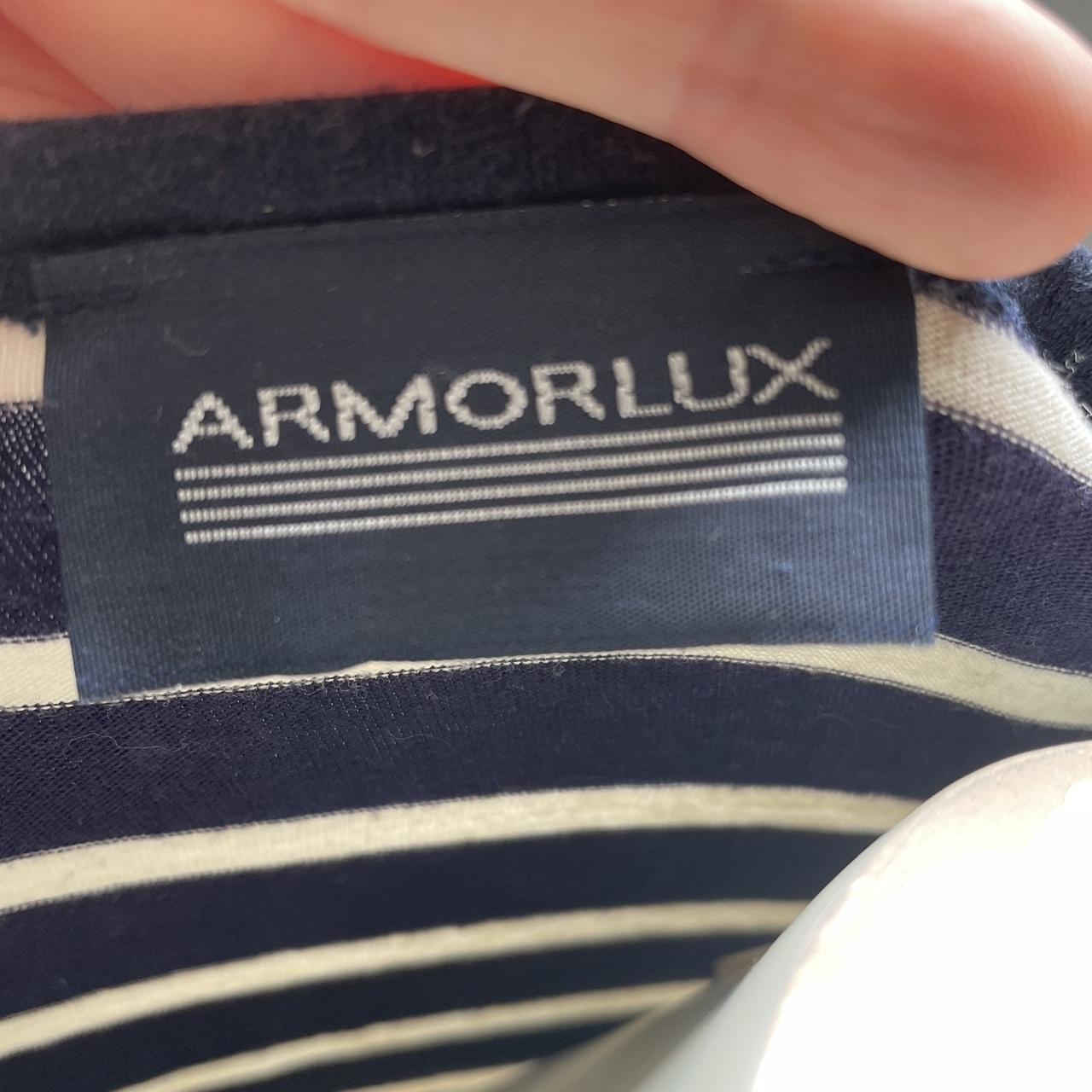 Armor Lux Women's Navy and White Vest (2)