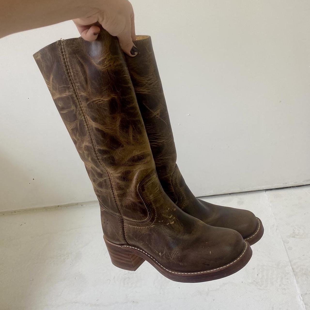 RARE Vintage Frye campus boots 🤎 These unisex boots... Depop