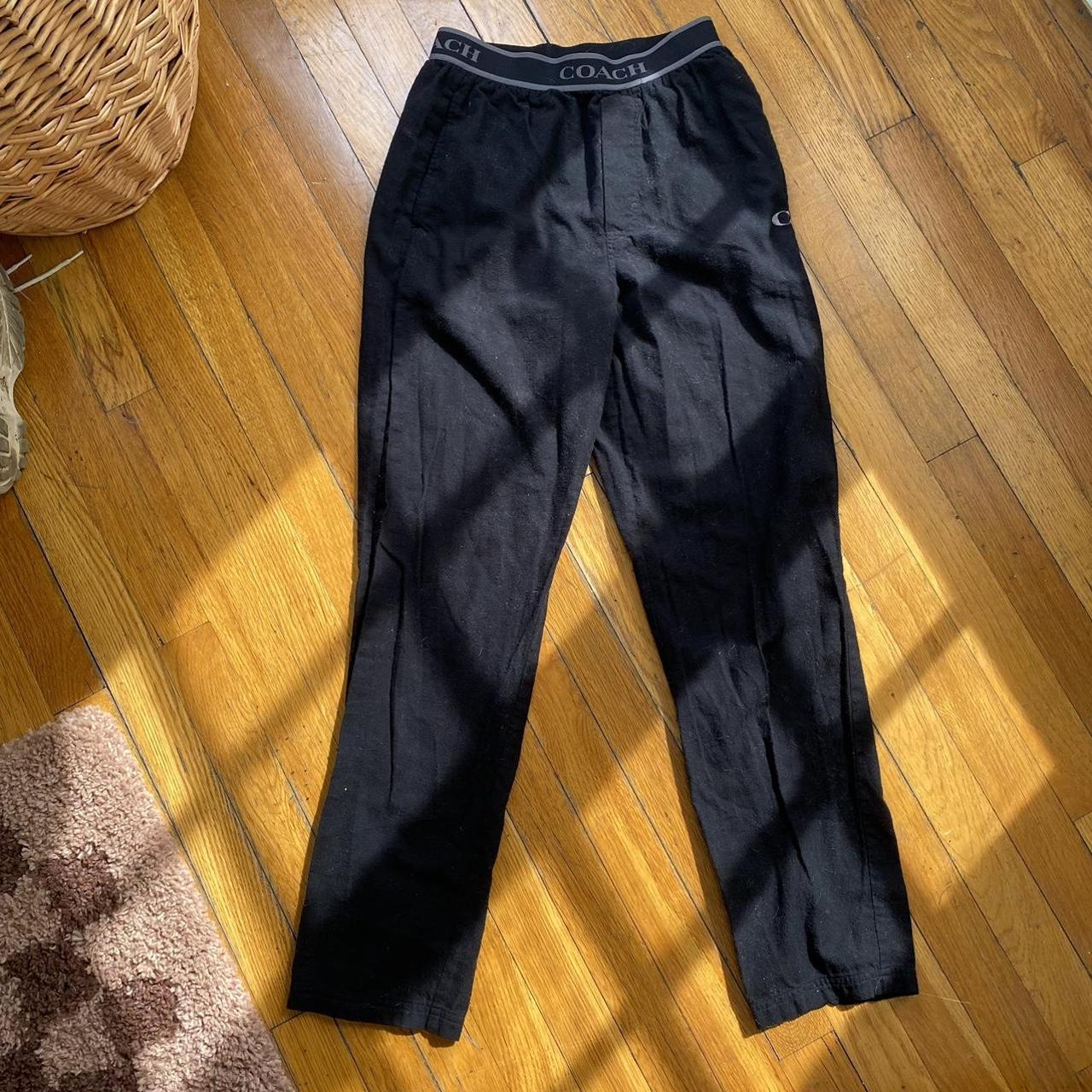 Coach Women's Black Joggers-tracksuits | Depop