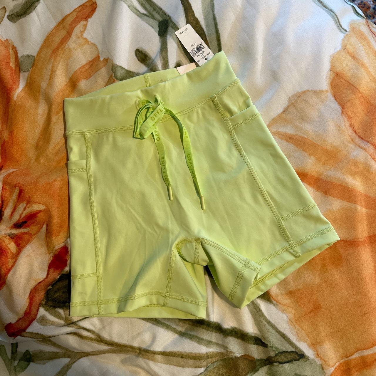 Booty Swim Shorts in Lime