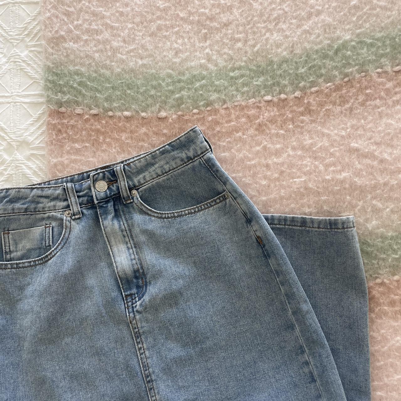 DOTTI denim maxi/midi skirt. Super comfortable just... Depop